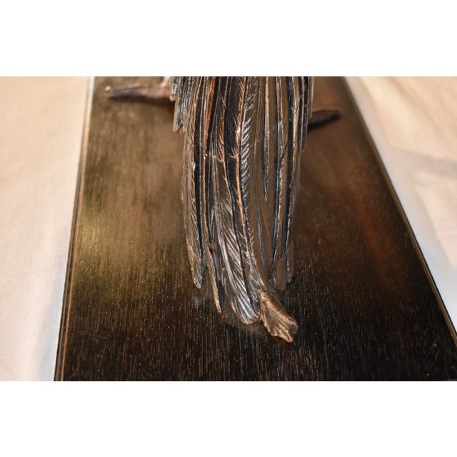 19th Century Swiss Carving of a Rooster For Sale - Image 10 of 10