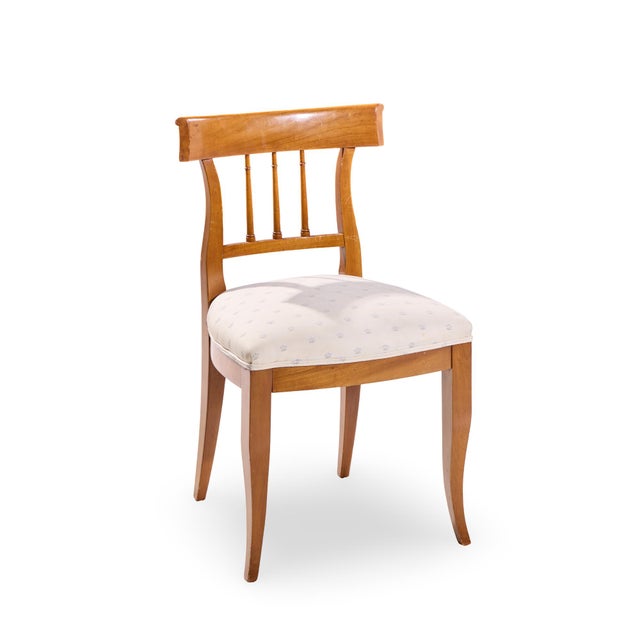 Kindel Furniture French Regency Solid Cherry Wood Dining Side Chairs - Pair For Sale - Image 12 of 12