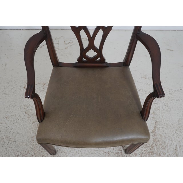 Set of 12 Smith & Watson Chippendale Style Dining Chairs For Sale - Image 10 of 18