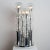 Silver Large Table Lamp in Chrome and Hand Blown Bubble Glass from Doria, 1970 For Sale - Image 8 of 13
