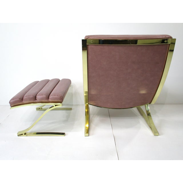 2 Pc. Lounge Chair With Ottoman by Dia Design Institute of America For Sale - Image 12 of 14