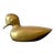Late 20th Century Brass Dove Paper Weight For Sale