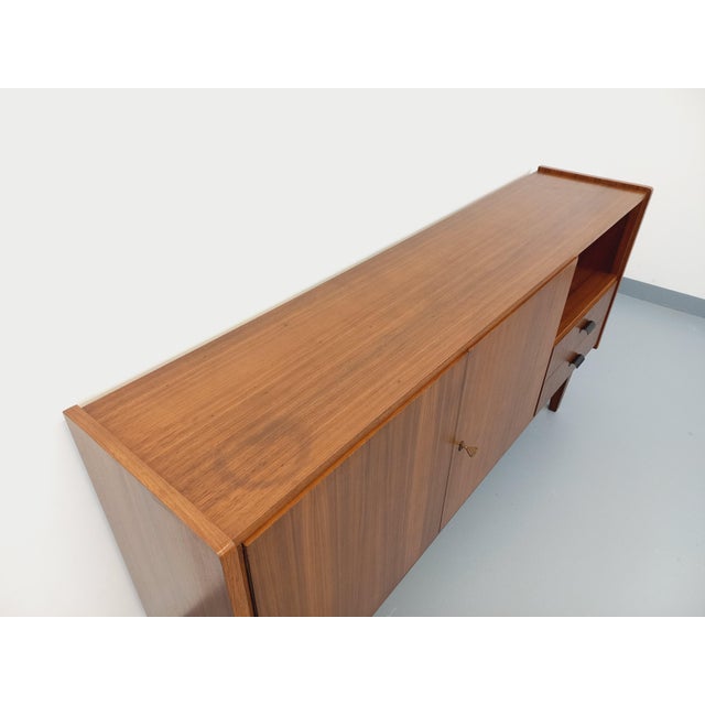 Wood Vintage Scandinavian-Style Teak Sideboard, 1960s For Sale - Image 7 of 18