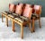 Brown Vintage Art Deco Style Burl Wood Dining Chairs - Set of 6 For Sale - Image 8 of 12