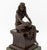 After Demetre Haraland Chiparus (Romanian, 1886-1947) "Cleopatra Seated" Patinated Bronze Sculpture, signed "D.H....