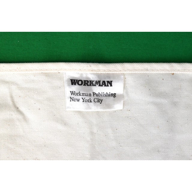 White The Official Preppy Apron Before Truth, the Right Fork, Circa 1981 For Sale - Image 8 of 8