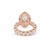 18k Rose Gold Igi 8.85ctw Marquee Lab Grown Diamond Eternity Engagement Ring, Size 6 For Sale In Houston - Image 6 of 8
