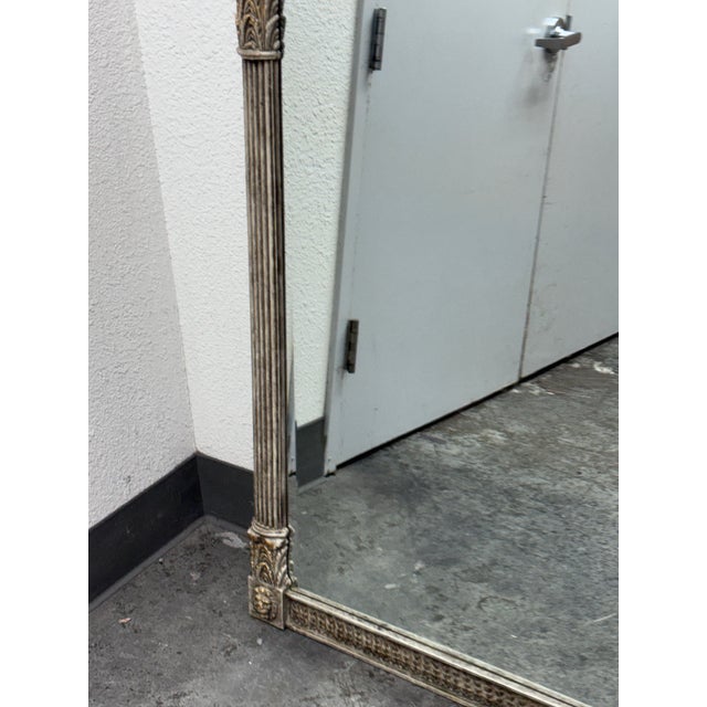 Neoclassical Circa 1990's Alden Furniture Neoclassical-Style Carved Wood Mirror For Sale - Image 3 of 12