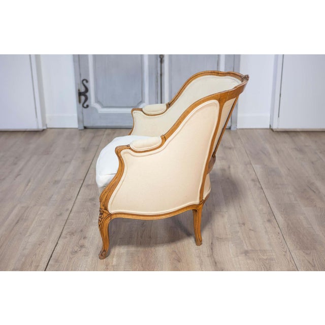 20th Century French Louis XV Style Bergere For Sale - Image 11 of 15