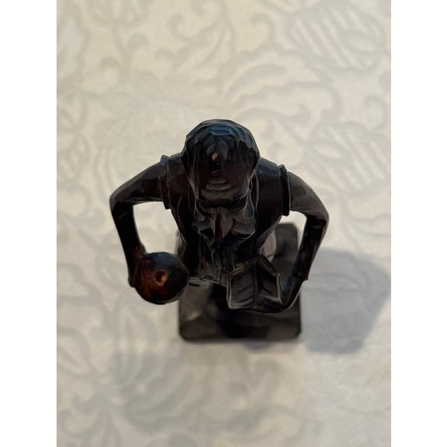 1960s 1960s Ouro Artesania Don Quixote Wood Figure For Sale - Image 5 of 11