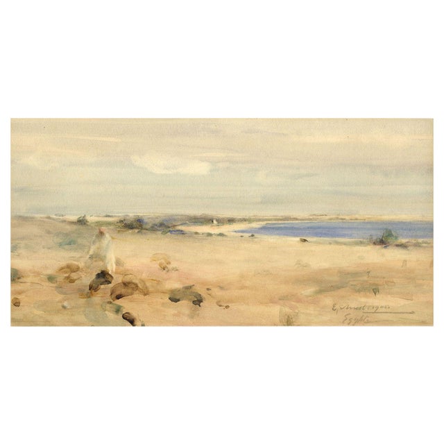 Erskine Edward Nicol Junior, Egypt Sands, 1905, Original Watercolour For Sale