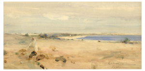 Erskine Edward Nicol Junior, Egypt Sands, 1905, Original Watercolour