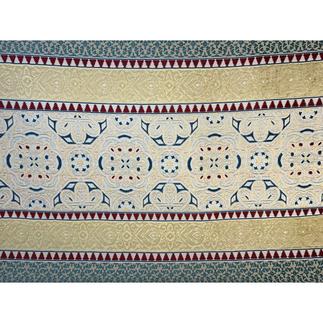 Pierre Frey "Granada” Chenille Jacquard Stripe Fabric– 24 Yards For Sale