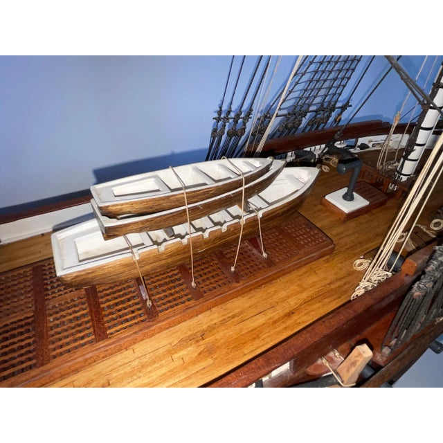 Traditional Large Model of the USS Constitution For Sale - Image 3 of 11