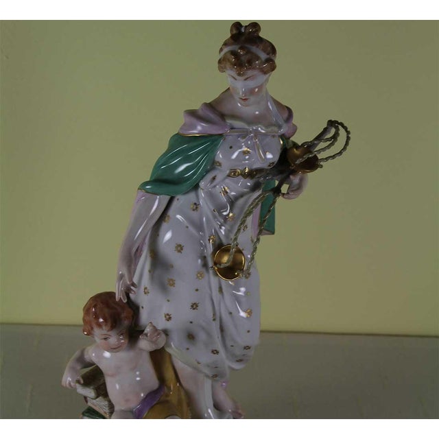 1960’s Vintage KPM Hand Crafted Figurine-Justice For Sale In New York - Image 6 of 11