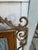 Mediterranean Large Vintage Mediterranean Beveled Wood & Gilt Metal Scrollwork Mirror For Sale - Image 3 of 17