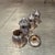 Silver Vintage Vincent Lollo Sterling Silver Salt & Pepper Shakers Set of 4 For Sale - Image 8 of 8