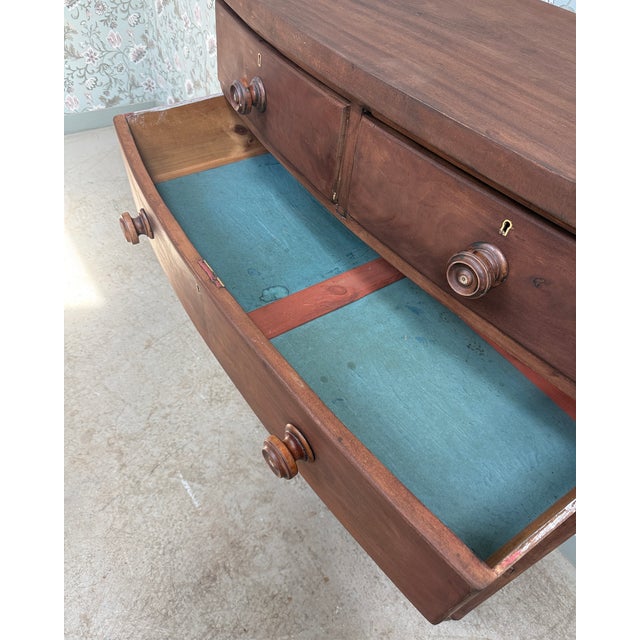 Large Antique English Chest of Drawers, 1890s For Sale - Image 13 of 16