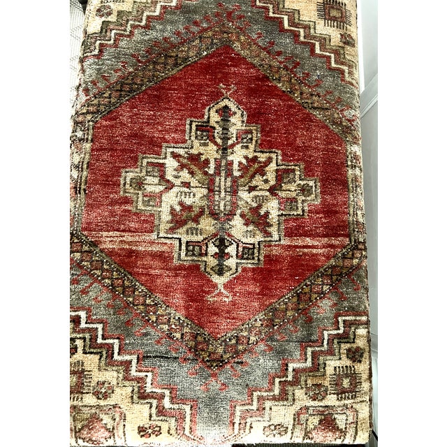 1980s Turkish Anatolian Rug Stool Ottoman or Coffee Table For Sale - Image 9 of 12