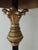 Hollywood Regency Vintage Black & Gold Neoclassical Table Lamp With Ornate Cast Metal Base For Sale - Image 10 of 12