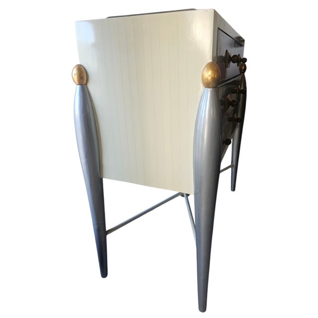 1970s 20th Century Italian Memphis Style Chest For Sale - Image 5 of 11