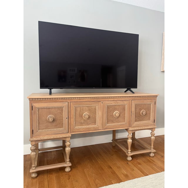 Antique Oak Buffet Sideboard For Sale - Image 11 of 12