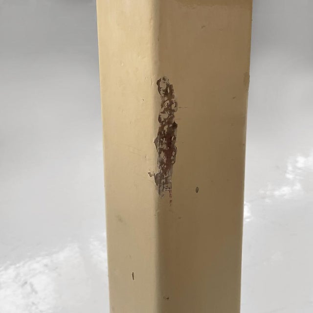 Mid-Century Modern Italian Dining Table in White and Aqua Green Wood, 1940s For Sale - Image 12 of 18