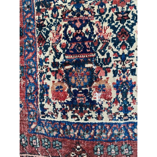 Vintage Floral Fine Abadeh Rug, 1920s For Sale - Image 18 of 18