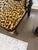 1960s Pair of James Mont Style Chinoiserie Black Lacquer Armchairs in Serengeti Leopard For Sale - Image 11 of 12