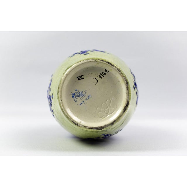 Art Deco Vase in Fine Earthenware with Cloisonné Enamels by Charles Catteau, 1920s For Sale - Image 9 of 11