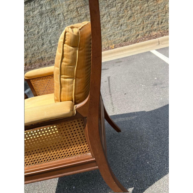 1940s Sophistication Reimagined: Theodore Alexander Althorp Living History Style Armchairs For Sale - Image 11 of 12