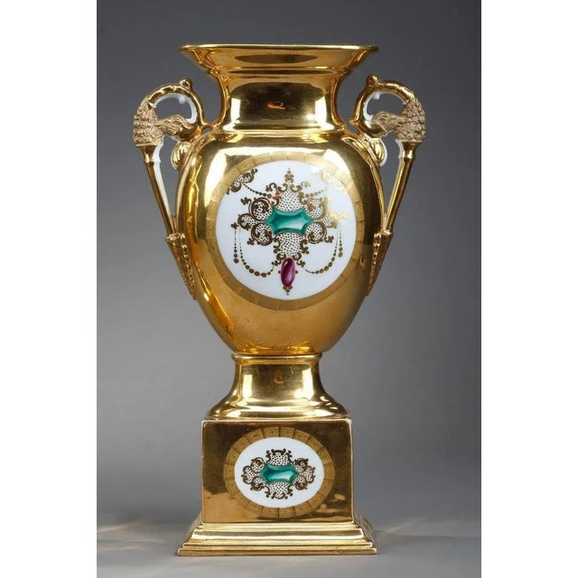 Oratory Vases in Paris Porcelain, Set of 2 For Sale - Image 15 of 18