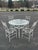 Phyllis Morris Palm Beach Style Bamboo Patio Set For Sale - Image 9 of 12