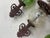 Traditional Set of Three Cast Iron and Crackle Glass Hose Guards For Sale - Image 3 of 10