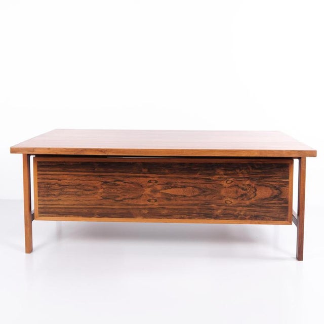 Arne Vodder Rosewood Desk by Arne Vodder for Sibast Furniture 1960s For Sale - Image 4 of 11