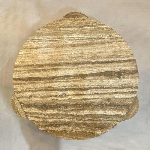 Stone Vintage Sculptural Travertine Coffee Table, 1960s For Sale - Image 7 of 10