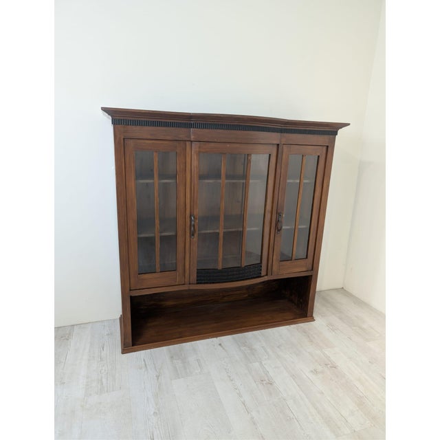 Oak Showcase Cabinet with Extension, 1890s For Sale - Image 18 of 18
