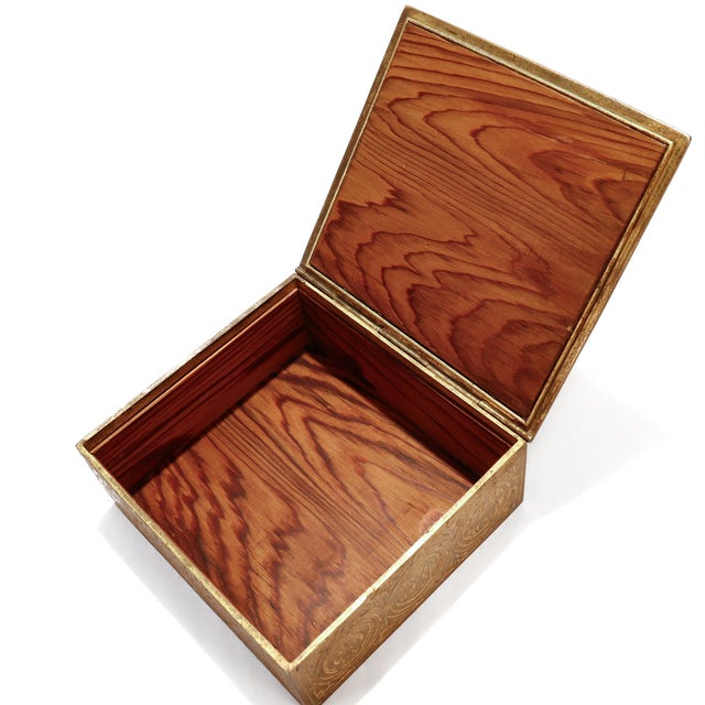 Tiffany Studios Zodiac Pattern Gilt Bronze Cigar Humidor or Table Box No. 1655 For Sale - Image 14 of 15