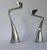 Mid-Century Swan Candleholders attributed to Matthew Hilton, England, 1986, Set of 2 For Sale - Image 11 of 15