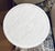 Original retail $4791, timeless Baker Modern Solid Carrara Marble Vesuvio End Table, showroom floor sample