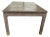 Rare 1970s Harrison Van Horn Grasscloth Dining Table – Natural Brown With 2 Leaves For Sale