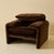 Textile A Vico Magistretti "Maralunga" Chair in New Velvet, Cassina, 1970's. For Sale - Image 7 of 7