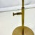 Vintage Contemporary Modern Metal Articulating Drinks Table With Old Gold Finish. For Sale - Image 6 of 8