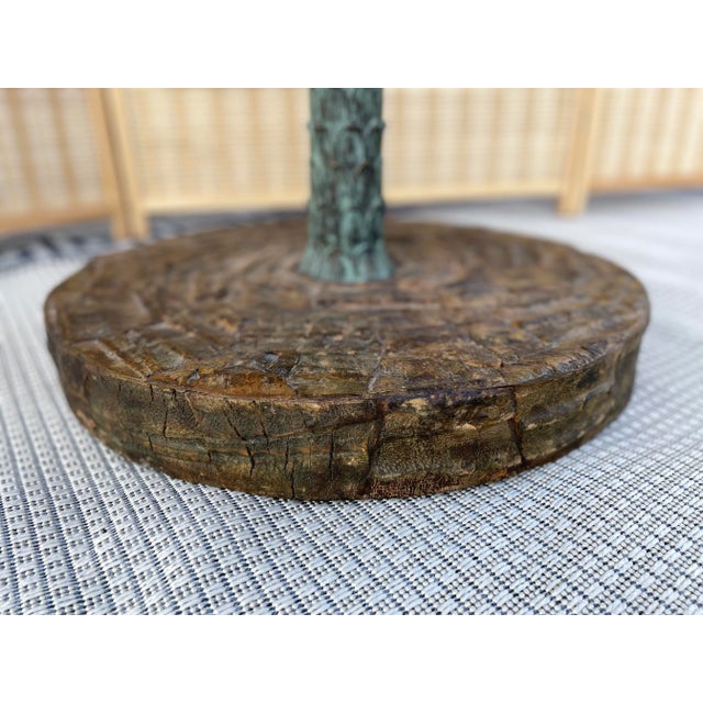 2000 - 2009 Maitland-Smith Palm Tree Side Table For Sale - Image 5 of 11