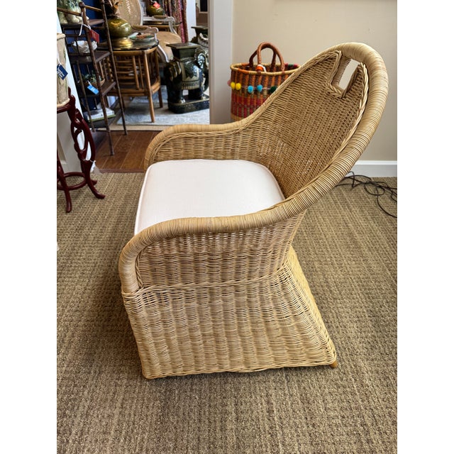 vintage rattan chair クッションセット ジャンヌレ vintage rattan chair マットセット ジャンヌレ - メルカリ