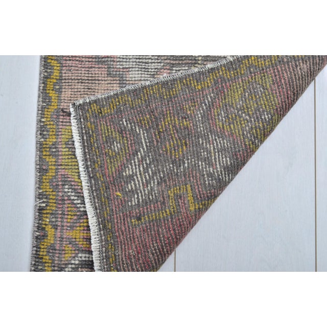 Turkish Mid 20th Century Little Turkish Anatolian Rug For Sale - Image 3 of 5