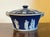 Wedgwood Antique Early 20th Century Wedgwood Dark Blue Jasperware Violet Pot, Potpourri Incense Burner For Sale - Image 4 of 18
