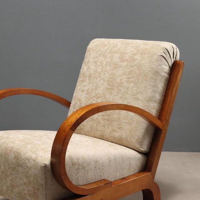 Art Deco Armchairs, 1930s, Set of 2 For Sale - Image 4 of 10
