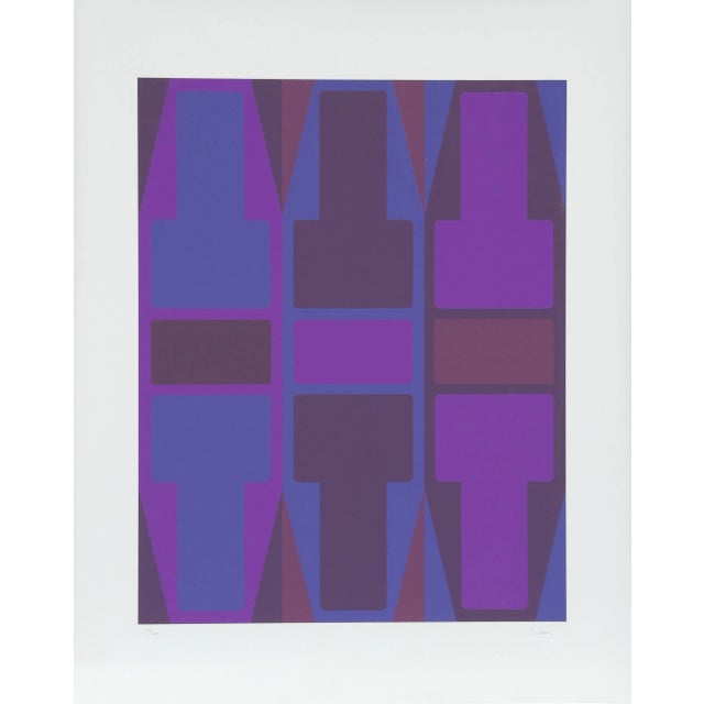 T Series (Purple) Serigraph by Arthur Boden For Sale