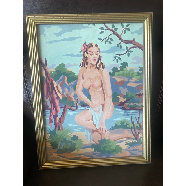Max S. Klein Mid-Century Modern Paint by Number Female Nude Paintings - Set of 7 For Sale - Image 4 of 8